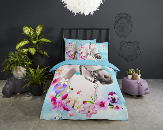 Good Morning Kids Housse de couette My Beauty - 140x220cm + 60x70cm - Coton - Multi