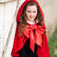 Great Pretenders Verkleedkledij Woodland Roodkapje cape - Rood