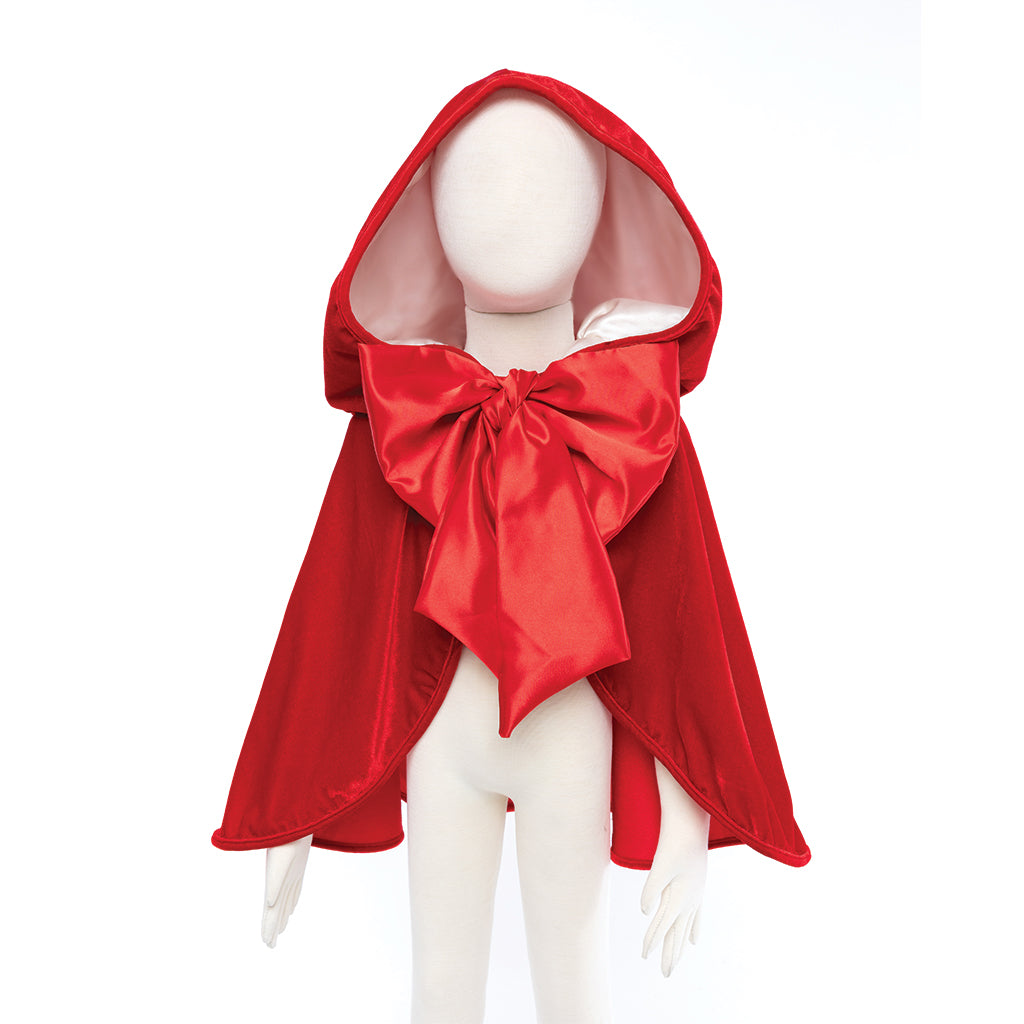 Great Pretenders Verkleedkledij Woodland Roodkapje cape - Rood