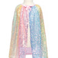 Great Pretenders Verkleedkledij Ombre Sequins - Cape - 4/6 jaar