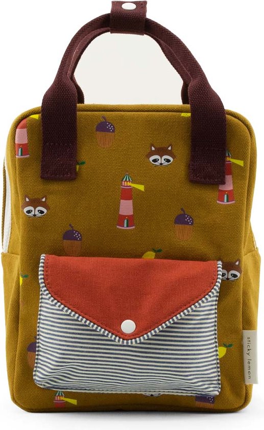 Sac à dos BEAU by Bo Sticky citron + Ensemble rentrée scolaire Une petite jolie compagnie Fraise