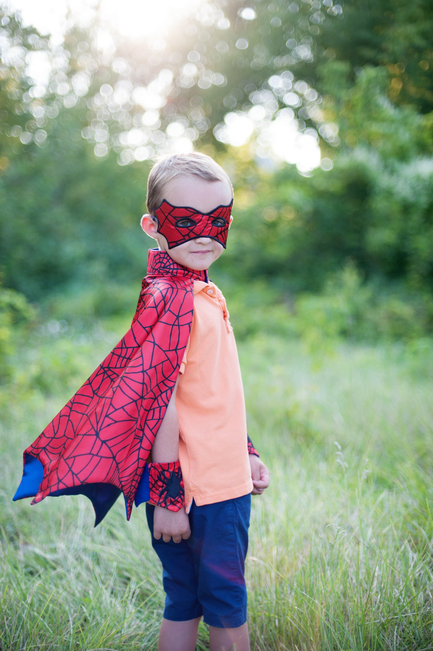 Great Pretenders Verkleedkledij Spider Man cape - Multi