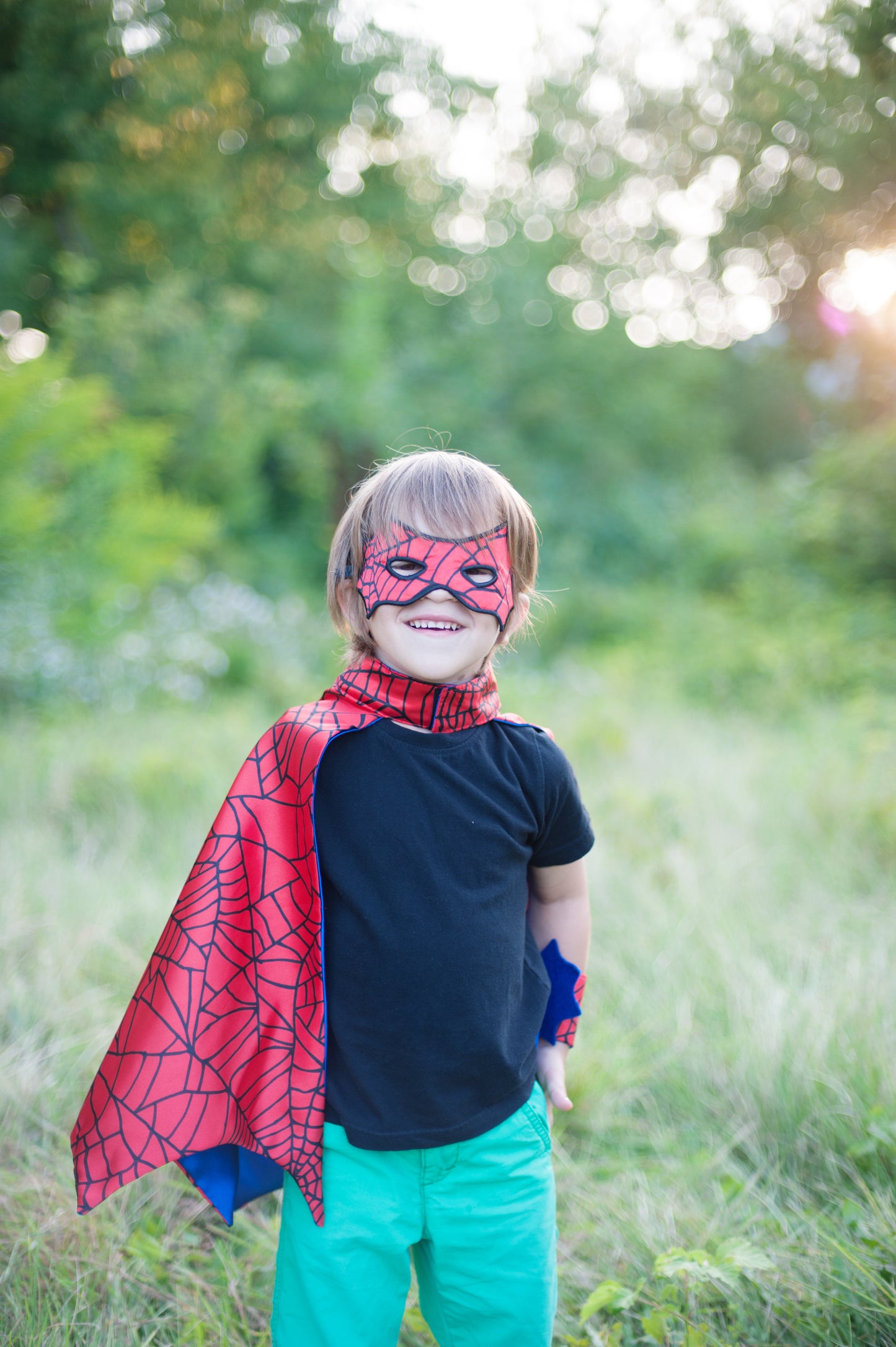 Great Pretenders Verkleedkledij Spider Man cape - Multi