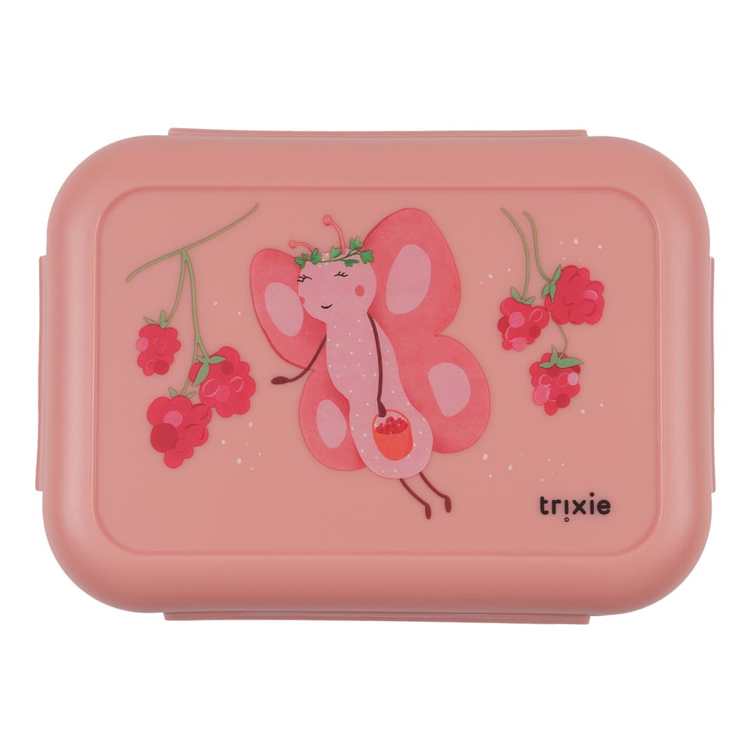 Bundel Trixie Back to School set - Lunchbox/Snackdoos/Drinkfles 500ml - Fruit Fairy Mrs. Butterfly
