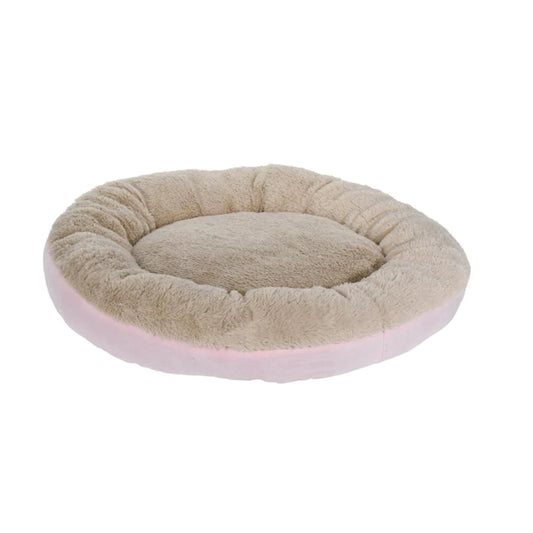 Home &amp; Styling Dog/Cat Bed Ø55x25cm - Pink/Beige