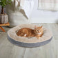 Home &amp; Styling Dog/Cat Bed Ø55x25cm - Gray/Beige