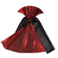 Great Pretenders Verkleedkledij Vampieren cape - Zwart/Rood