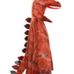 Great Pretenders Verkleedkledij T-Rex cape met klauwen - Rood