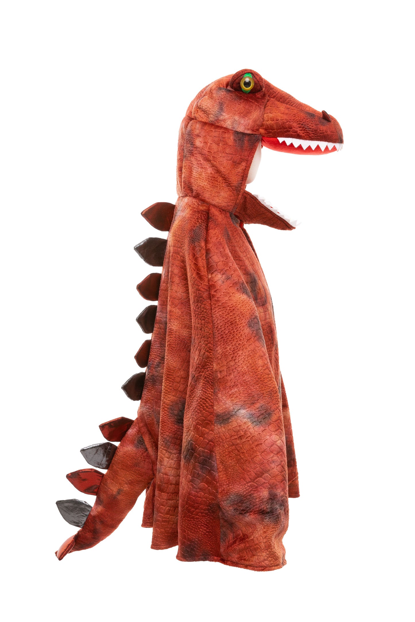 Great Pretenders Verkleedkledij T-Rex cape met klauwen - Rood