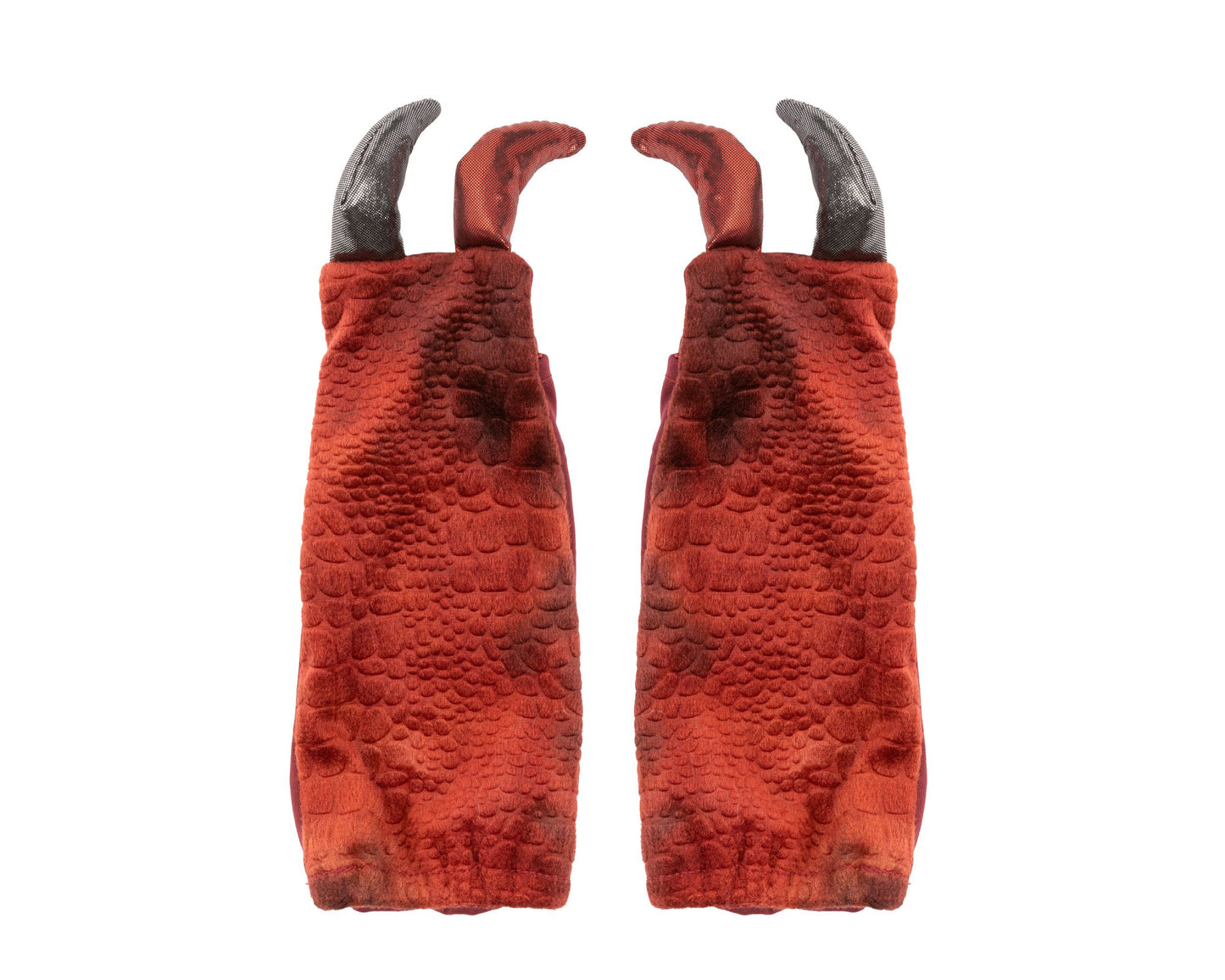 Great Pretenders Verkleedkledij T-Rex cape met klauwen - Rood