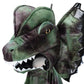 Great Pretenders Verkleedkledij Dilophosaurus cape met klauwen - Groen