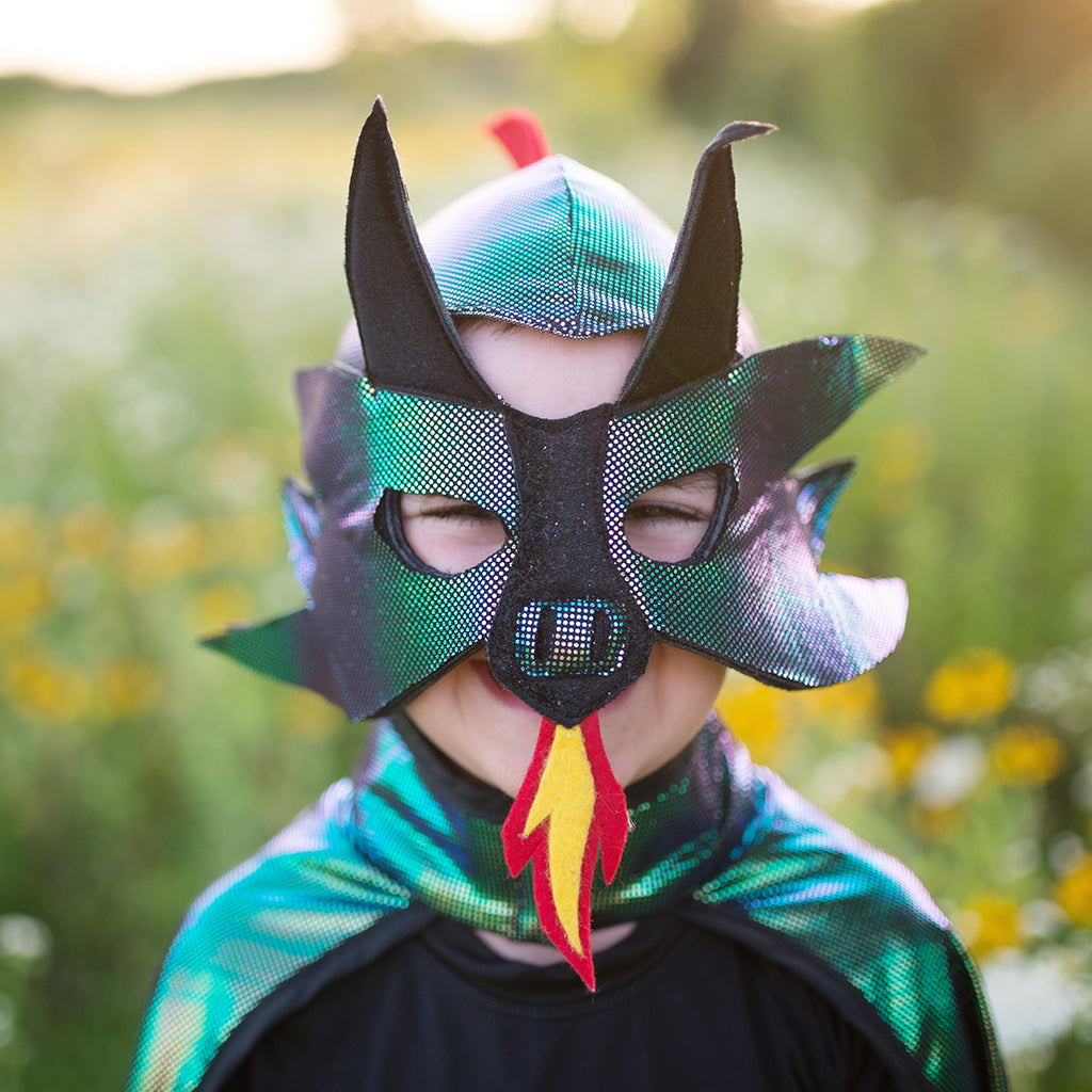 Great Pretenders Fancy Dress Dragon Knight cape with mask - Multi