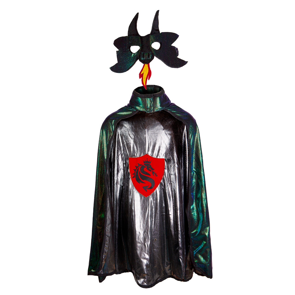 Great Pretenders Fancy Dress Dragon Knight cape with mask - Multi