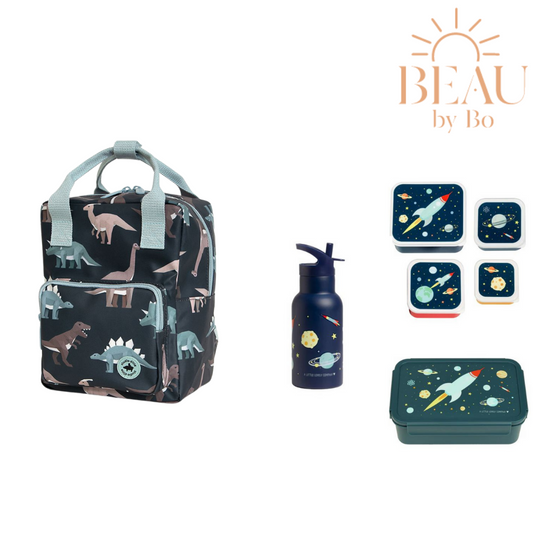 BEAU by Bo Studio Ditte rugzak small + A Little Lovely Company back to school set Ruimte