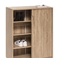 5Five Schoenenkast met schuifdeur - 16 paar - 75x36x92cm - Bruin