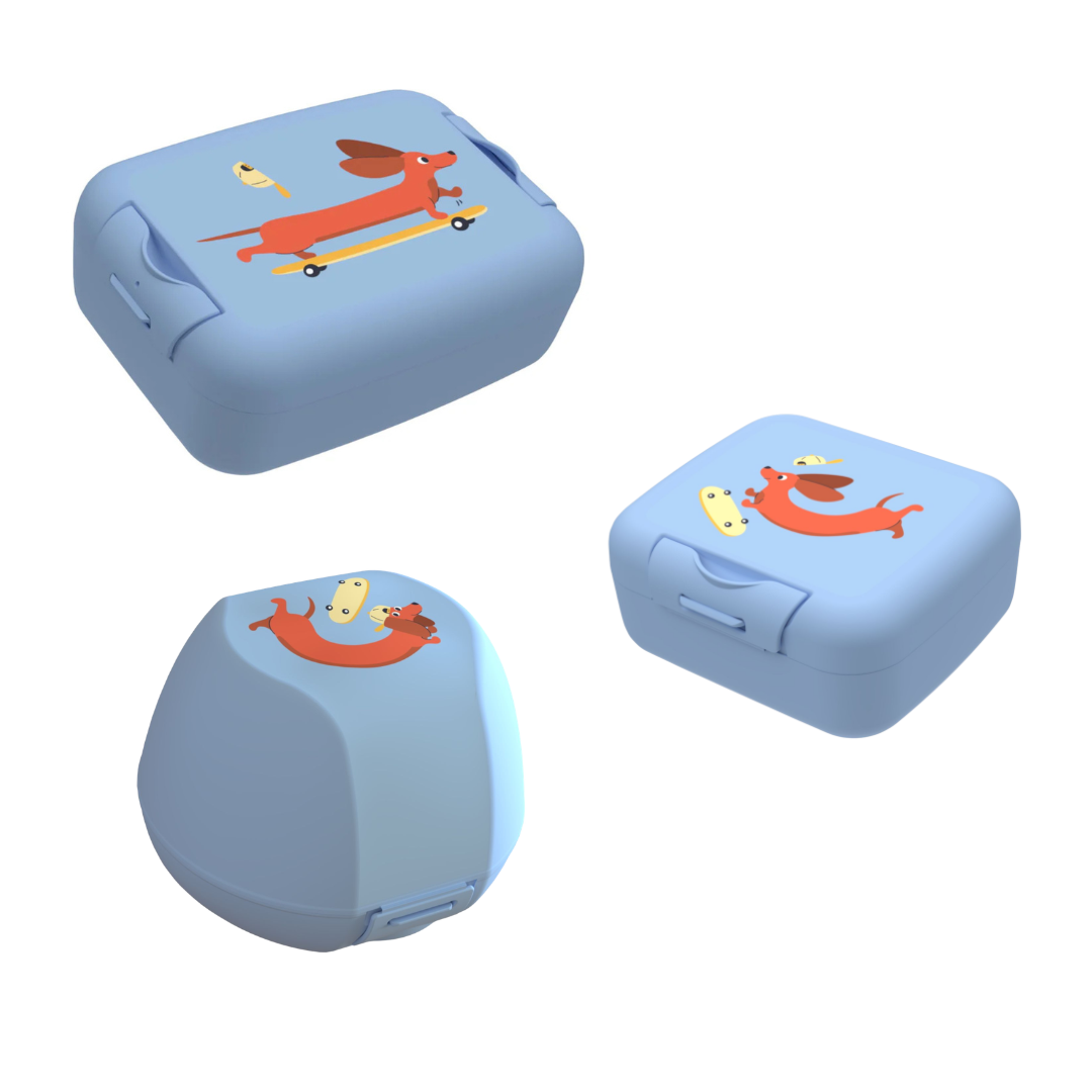 Bundel Cosy & Trendy Back to school set - Appeldoos/Snackdoos/Brooddoos - Dog