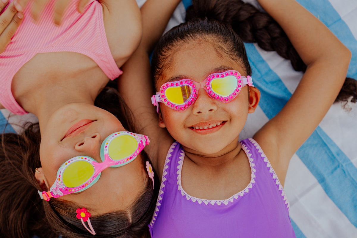 Petites Pommes Schwimmbrille - Hans Brille - Junior/Erwachsene - Cannes Blue