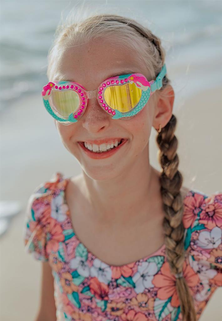 Petites Pommes Schwimmbrille - Hans Brille - Junior/Erwachsene - Cannes Blue