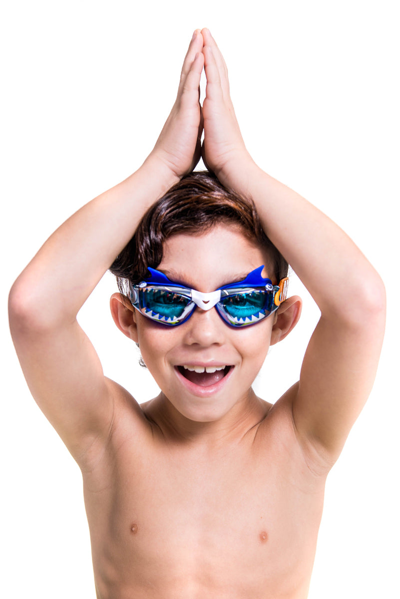 Petites Pommes Schwimmbrille - Hans Brille - Junior/Erwachsene - Cannes Blue