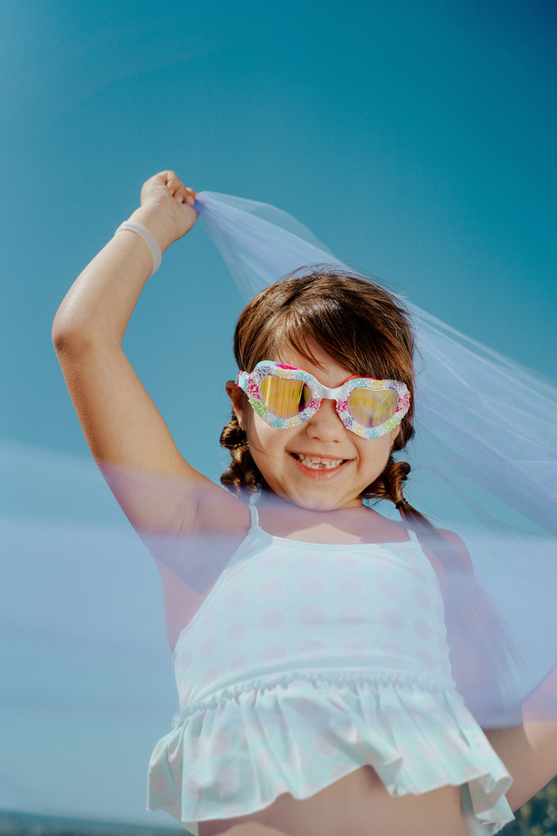 Petites Pommes Schwimmbrille - Hans Brille - Junior/Erwachsene - Cannes Blue