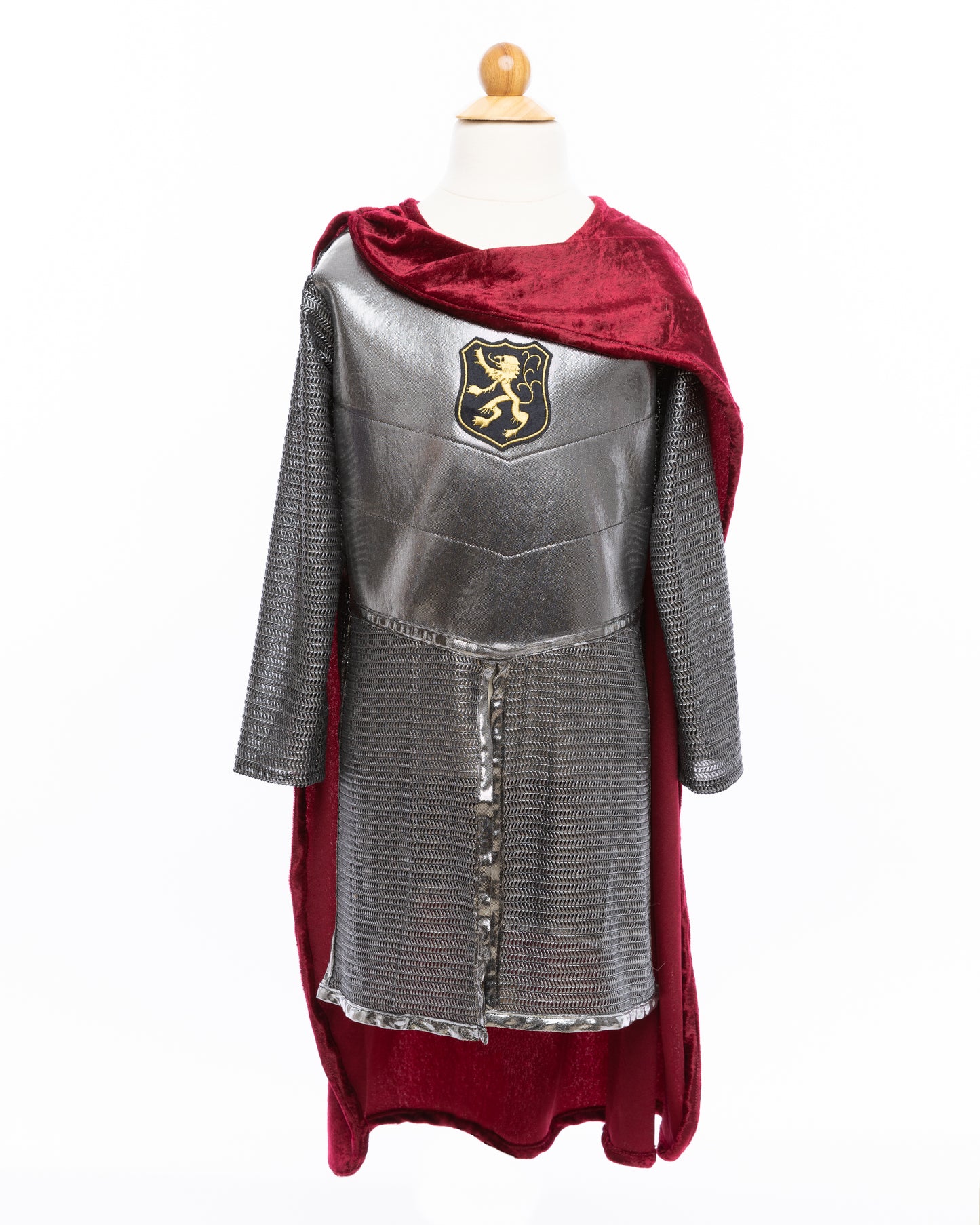 Great Pretenders Fancy Dress Silver Knight tunic with cape - Multi