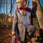 Great Pretenders Fancy Dress Silver Knight tunic with cape - Multi