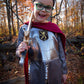 Great Pretenders Fancy Dress Silver Knight tunic with cape - Multi