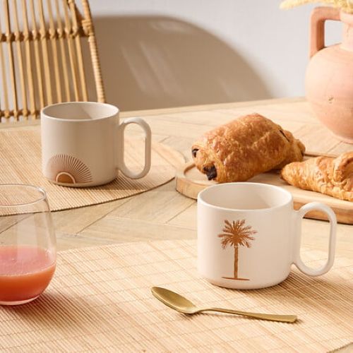 Secret de Gourmet Sunshine Kopjes - Set van 2 stuks - 36cl - Beige