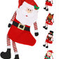 Christmas - Christmas sock - Sock - With Christmas figure - 4 Designs - Red