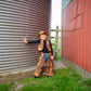 Great Pretenders Verkleedkledij Cowboy vest en beenlappen - Bruin