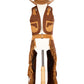 Great Pretenders Verkleedkledij Cowboy vest en beenlappen - Bruin