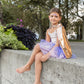 Great Pretenders Verkleedkledij Super-Duper Tutu met cape en masker - Rose Gold/Lila