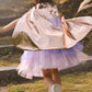 Great Pretenders Verkleedkledij Super-Duper Tutu met cape en masker - Rose Gold/Lila