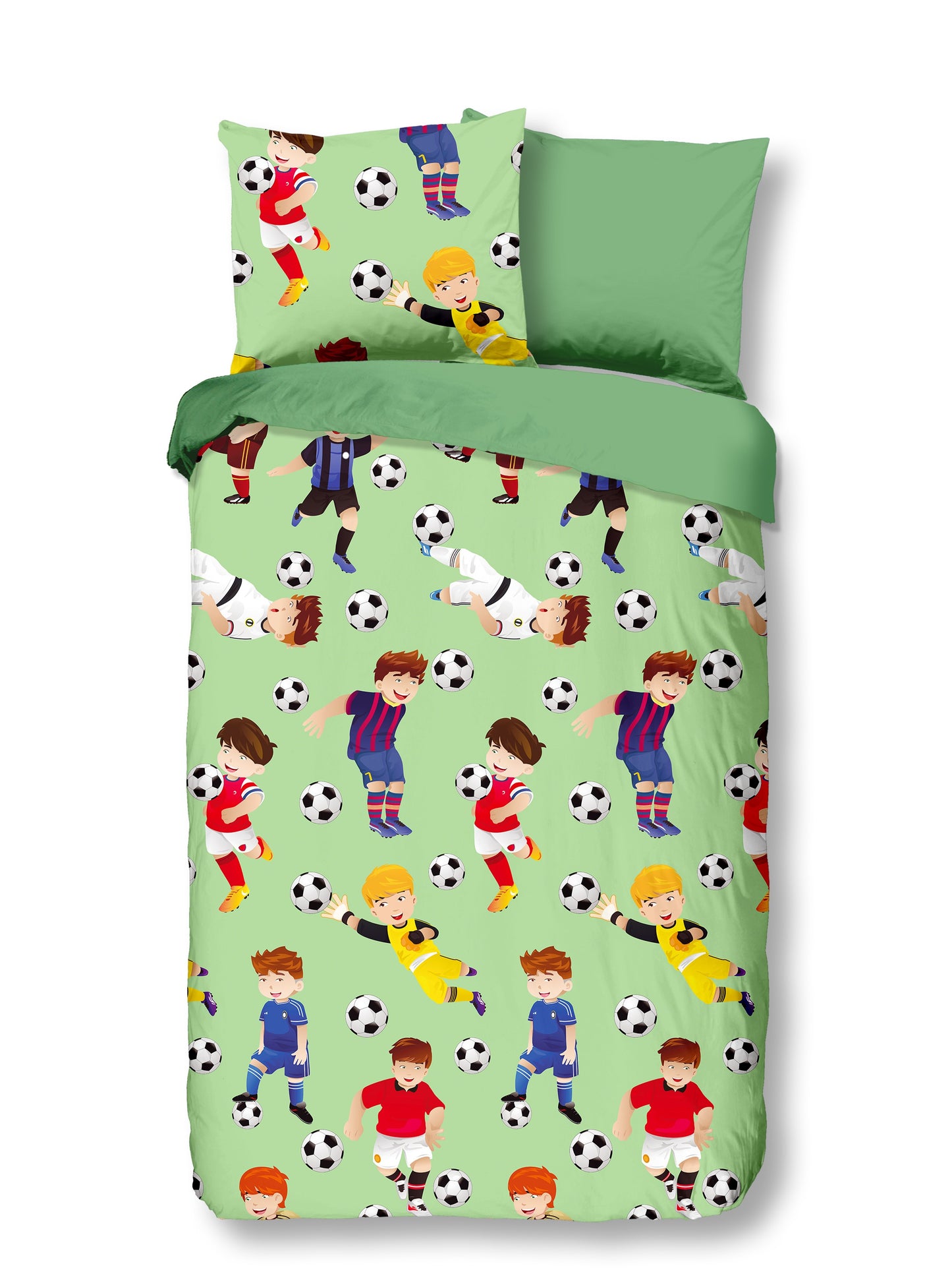 Good Morning Kids Duvet cover Go - 140x220cm + 60x70cm - Cotton - Multi