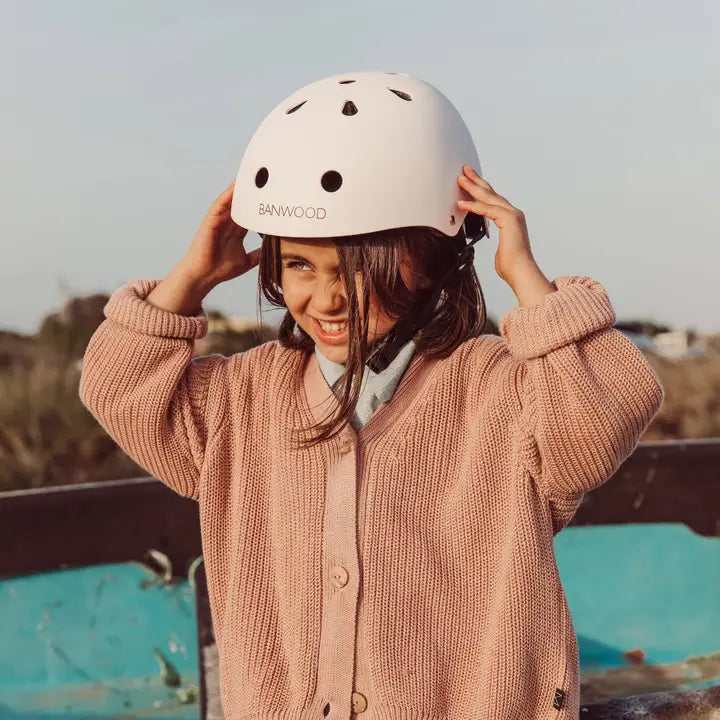Konges Sløjd Draisienne avec cloche et panier en osier - Cerise
