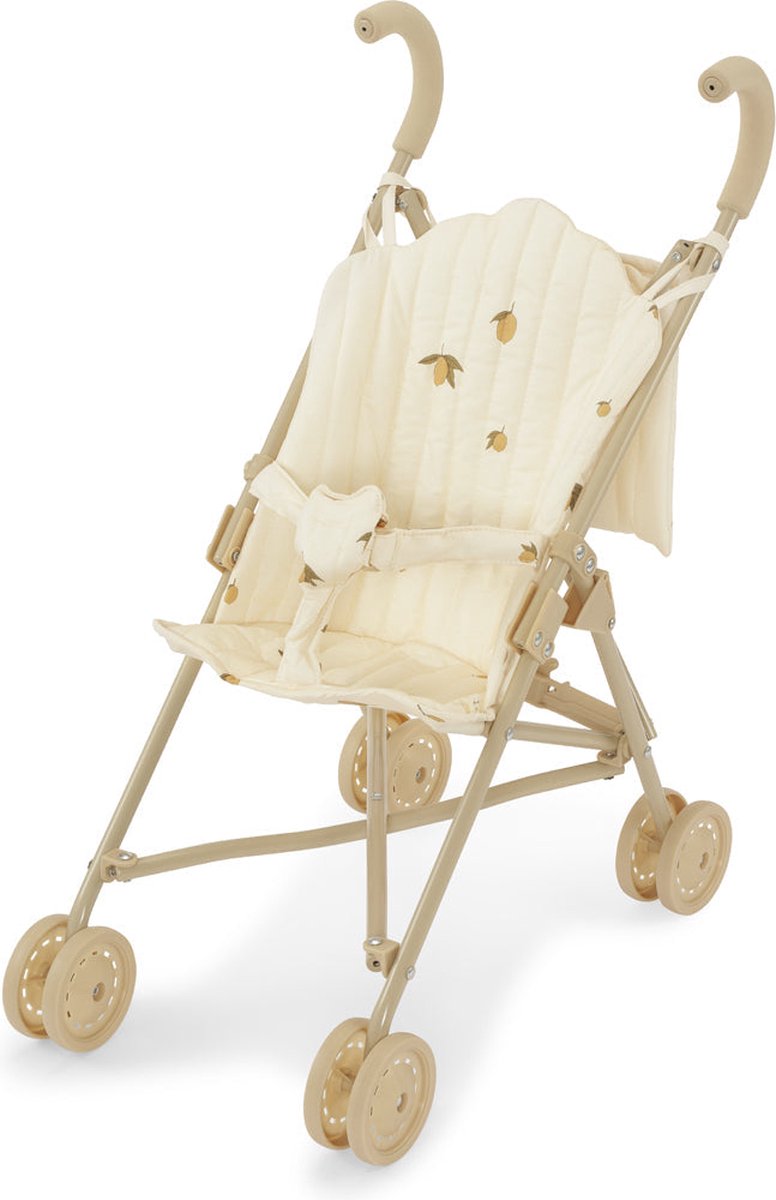 Konges Sløjd Poppenwagen/Doll Stroller/Buggy - Lemon