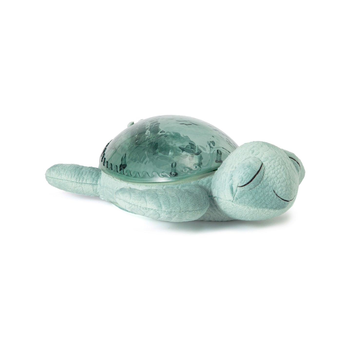 Cloud-B Tranquil Turtle Rustgevende Knuffel met geluiden, projectie - Groen