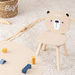 BEAU by Bo Kids Kindertafel + Kinderstoel Teddybeer - Beige