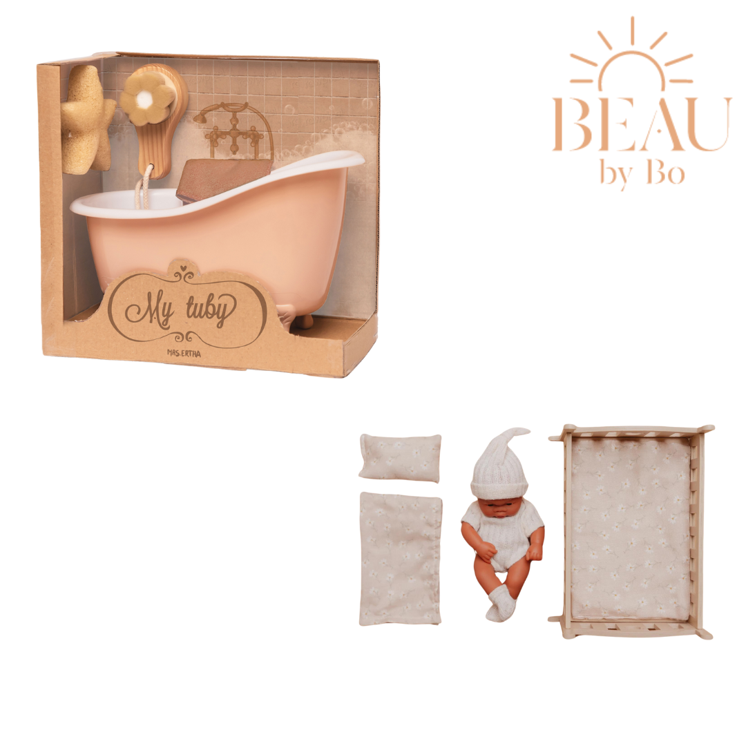 BEAU by Bo Mrs Ertha Lupitas pop Joy + Tubby Poppenbadje Coral