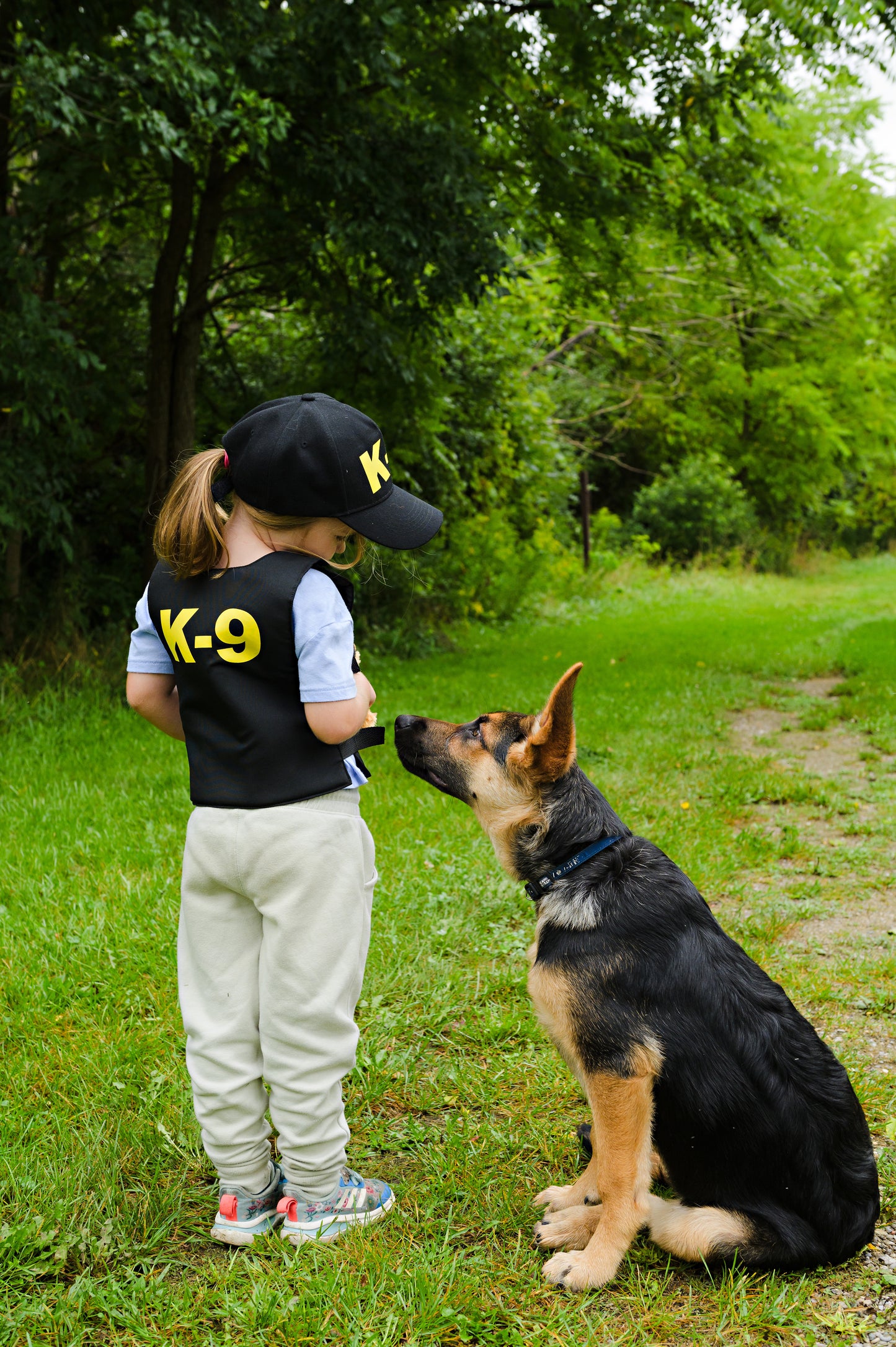 Great Pretenders Verkleedkledij K9-Unit Politie vest met pet en knuffeldier - Multi