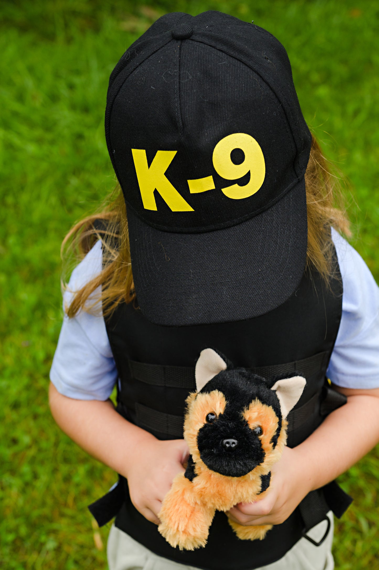 Great Pretenders Verkleedkledij K9-Unit Politie vest met pet en knuffeldier - Multi