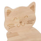 Atmosphera Kids Pia kinderstoel met kattensnoet - 30x28x50cm - Naturel