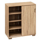 5Five Schoenenkast met schuifdeur - 16 paar - 75x36x92cm - Bruin