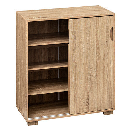 5Five Schoenenkast met schuifdeur - 16 paar - 75x36x92cm - Bruin