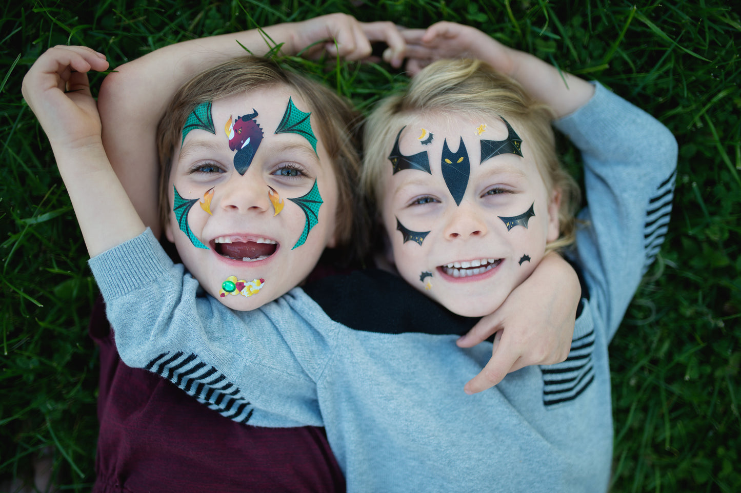 Autocollants pour le visage Great Pretenders, chauve-souris