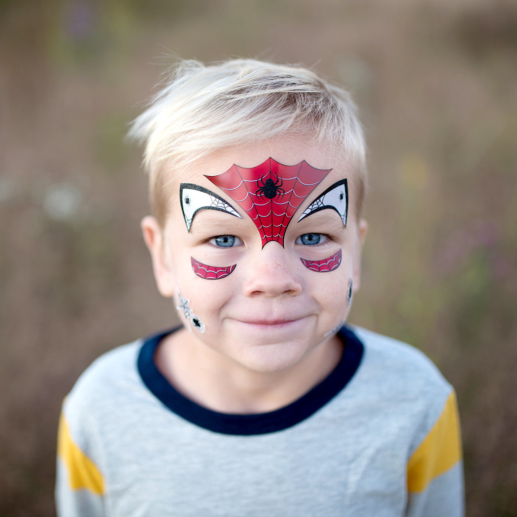 Great Pretenders Dress Up Face Stickers Spider Man