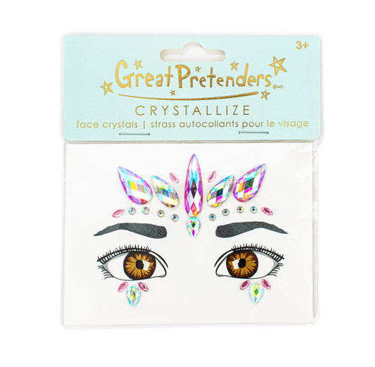 Great Pretenders Verkleden Gezicht Crystals Pink Unicorn