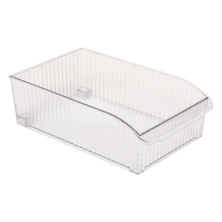 5Five Opbergbakje met wieltjes voor koelkast M - 20x32x10cm - Transparant