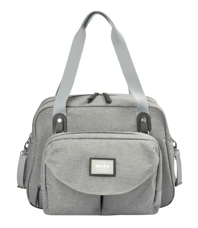 Béaba Geneva Bag nursery bag/diaper bag - Heather Grey