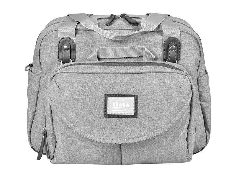 Béaba Geneva Bag nursery bag/diaper bag - Heather Grey